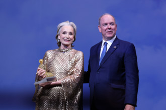 Prince Albert II of Monaco and Kristin Scott Thomas
