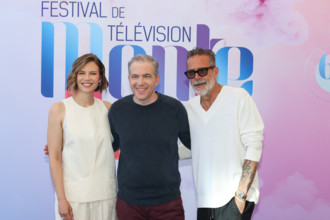 Lauren Cohan, Seth Hoffman and Jeffrey Dean Morgan