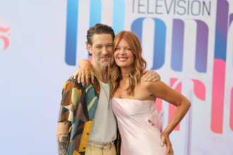 Michael Graziadei and Michelle Stafford