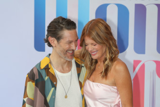 Michael Graziadei and Michelle Stafford