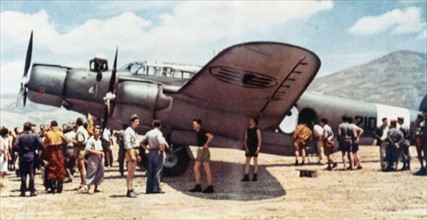 Bombardier italien CANT Z.1007bis, IIème Guerre mondiale.
