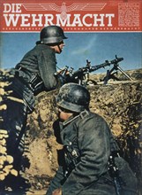 Soldats allemands sur le front de l'Est,, IIème Guerre mondiale.