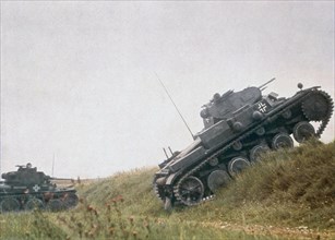 German tanks, North of France, May-June 1940.