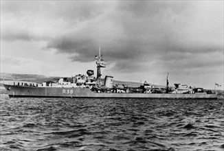 British destroyer, World War II