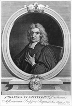Portrait de l'astronome  britannique Flamsteed