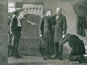 Emperor Maximilian being taken from his prison to be shot