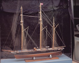 Model of the southern privateer Alabama