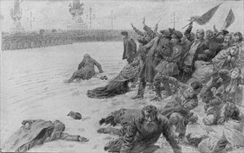 Journée sanglante à Saint Petersbourg le 22 janvier 1905
