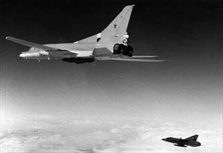 Russian Tupolev "Backfire" heavy strategic bomber