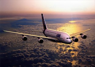 Project for a European Airbus A-380 commercial plane