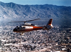 Hélicoptère français Aérospatiale SA-360 Dauphin.