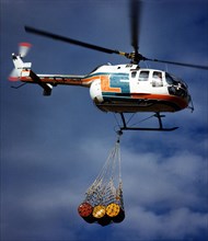 German MBB Bo-105 LS helicopter.