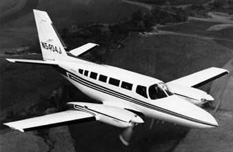 American Cessna Titan commuter plane.