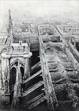 Cathedral of Reims after the bombings