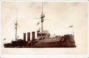 British cruiser battleship 'Black Prince'