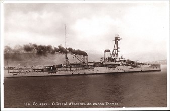 Squadron battleship 'Le Courbet'