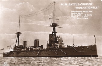 British battlecruiser 'Indefatigable'