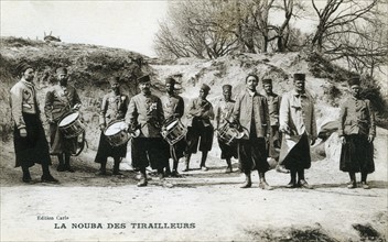 North African nouba band of tirailleurs