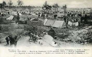 The Battle of Champagne, 1915