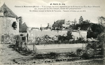 Ruins of the Château de Mondement