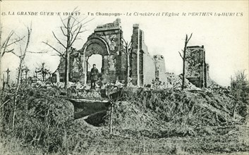 Ruines du village de Perthes-les-Hurlus