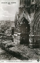 Ruins of the Reims cathedral