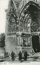 Ruines de la cathédrale de Reims
