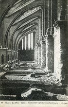 Ruins of the Reims cathedral