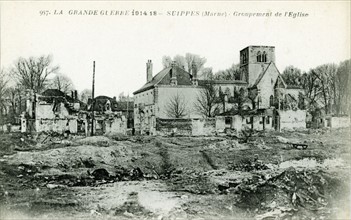 Ruines de la ville de Suippes