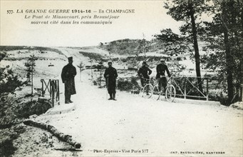 The bridge at Minaucourt le Mesnil les Hurlus