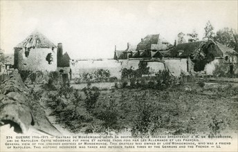 Ruins of the Château de Mondement