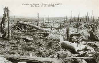 Ruins and desolation on the Chemin des Dames