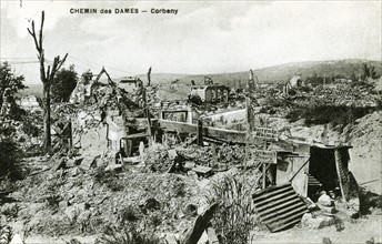Ruins and desolation on the Chemin des Dames