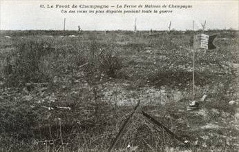 The Front of Champagne during WWI
