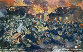 La première bataille de la Marne, 1914