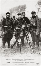 Soldats belges lors de la première guerre