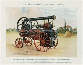 French traction engine by Pécard Frères, 1900