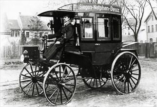 First German Benz bus, 1895