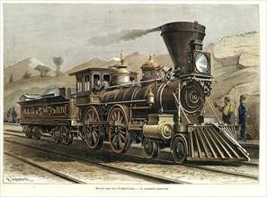 US steam locomotive, 1855
