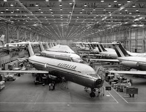 Douglas DC-9 assembly line