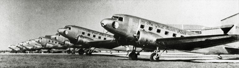 Flotte de Douglas DC-2, 1938
