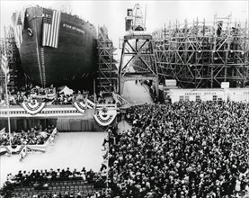 Launch of the SS Star of Oregon, 1941