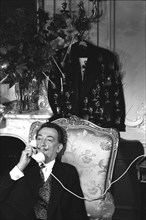 Salvador Dali at the Hotel Meurice in Paris