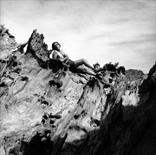 Salvador Dali in the Cap de Creus, 1959
