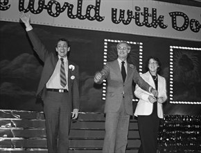 Harvey Milk, George Moscone et Carol Ruth Silver, janvier 1978