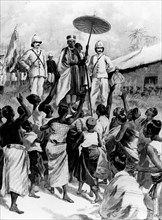 Proclamation du nouveau roi du Dahomey