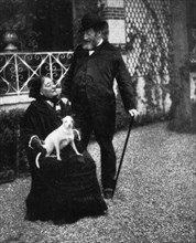 Emile Augier et sa femme