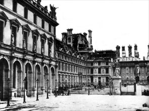 Paris. L'intérieur des Tuileries après la Commune