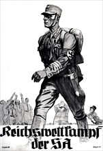 Propaganda poster for the S.A.