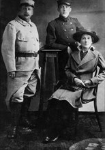 Paul Eluard between his father and his mother